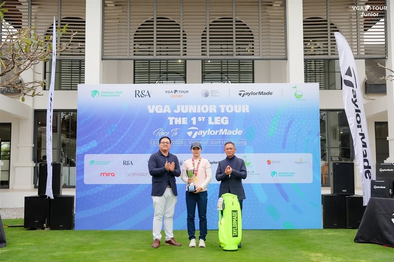 CHÚC MỪNG LÊ CHÚC AN VÔ ĐỊCH NỘI DUNG NỮ GIẢI TAYLORMADE VIETNAM LONG DRIVE CHAMPIONSHIP 2025