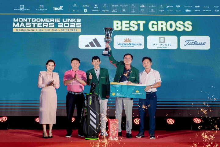 GOLFER NGUYỄN SINH HIẾU VÔ ĐỊCH MONTGOMERIE LINKS MASTERS 2025