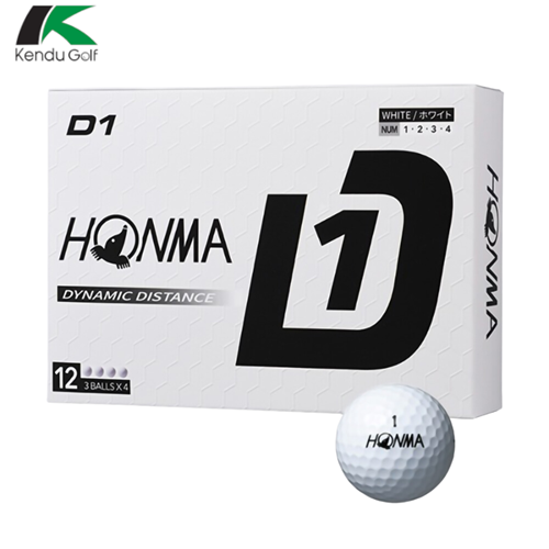 Bóng Golf Honma D1 Trắng