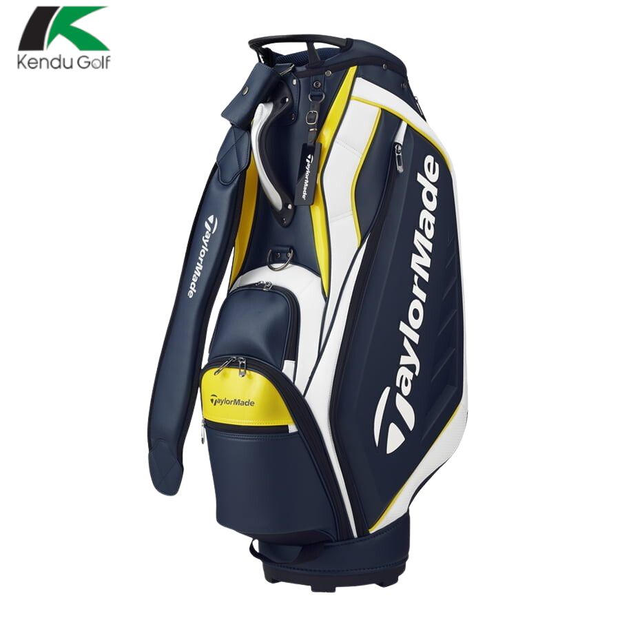 Túi Gậy Golf TaylorMade Austec Caddy Bag Xanh/Trắng/Vàng