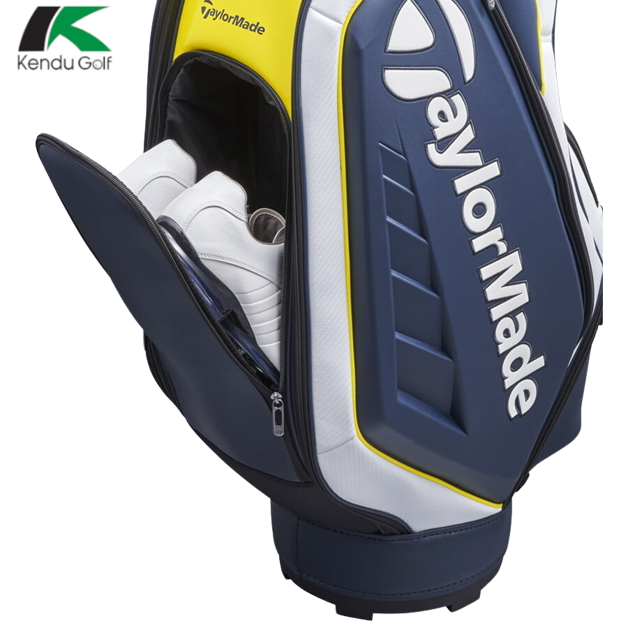 Túi Gậy Golf TaylorMade Austec Caddy Bag Xanh/Trắng/Vàng