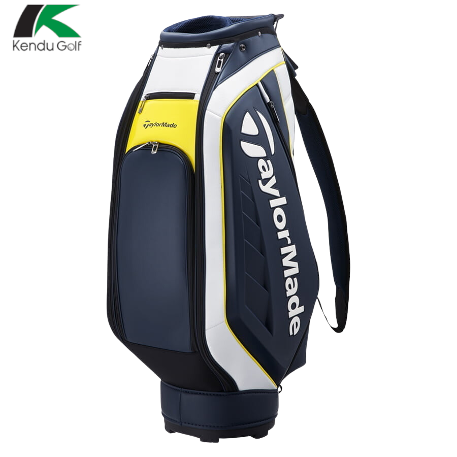 Túi Gậy Golf TaylorMade Austec Caddy Bag Xanh/Trắng/Vàng