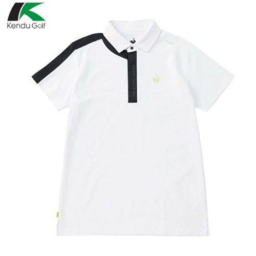 Áo Golf Nam Ngắn Tay Le Coq Sportif QGMWJA11V-WH00 (ANLC022)